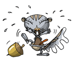 ELEGANT KIIMO Squirrel 3 sticker #5343845