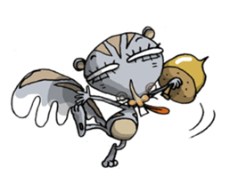 ELEGANT KIIMO Squirrel 3 sticker #5343848