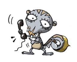 ELEGANT KIIMO Squirrel 3 sticker #5343852