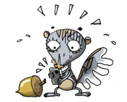 ELEGANT KIIMO Squirrel 3 sticker #5343853