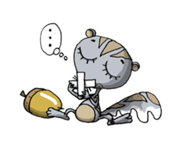 ELEGANT KIIMO Squirrel 3 sticker #5343862