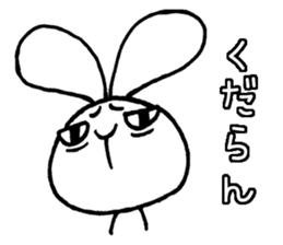 Arrogant rabbit sticker #5344119