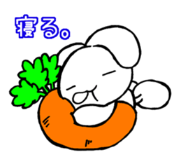 Arrogant rabbit sticker #5344128