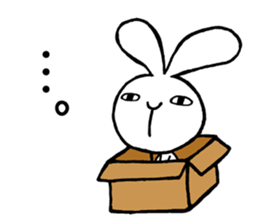 Arrogant rabbit sticker #5344134