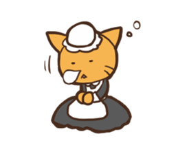 Dog butler and cat housemaid sticker #5344921