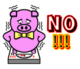 PINK PIG - CUTE FUNNY & HAPPY sticker #5345571