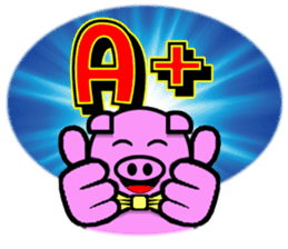 PINK PIG - CUTE FUNNY & HAPPY sticker #5345575