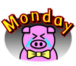 PINK PIG - CUTE FUNNY & HAPPY sticker #5345582