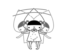 polka dot hood sticker #5346004