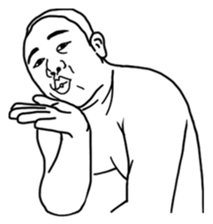 Mr. Moopalao : Thai loincloth style sticker #5346887