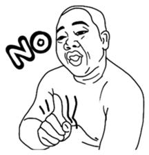 Mr. Moopalao : Thai loincloth style sticker #5346906