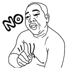 Mr. Moopalao : Thai loincloth style sticker #5346906