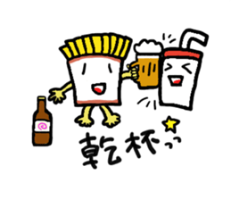Fastfoodfriends. sticker #5347480
