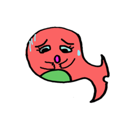 Wobby eyes Whale Chinese version sticker #5348155