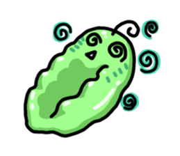 Ahoge worm sticker #5348877