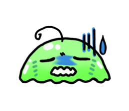 Ahoge worm sticker #5348878