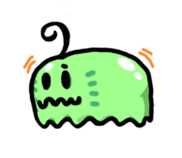 Ahoge worm sticker #5348880