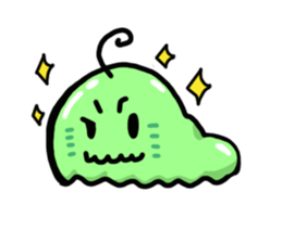 Ahoge worm sticker #5348881