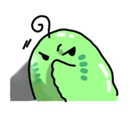 Ahoge worm sticker #5348884