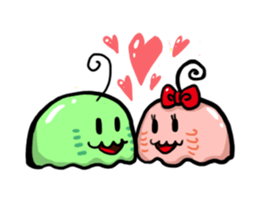 Ahoge worm sticker #5348885