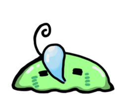 Ahoge worm sticker #5348887