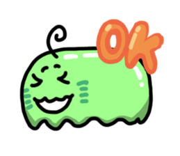 Ahoge worm sticker #5348888