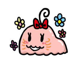 Ahoge worm sticker #5348892