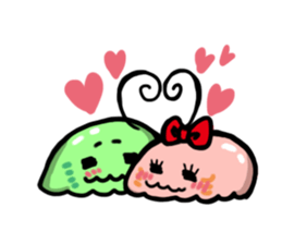 Ahoge worm sticker #5348893