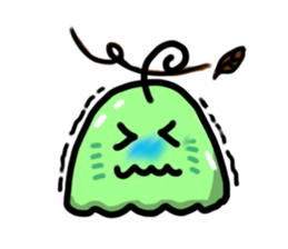 Ahoge worm sticker #5348895