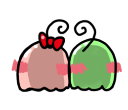 Ahoge worm sticker #5348897