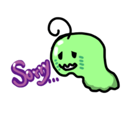 Ahoge worm sticker #5348898