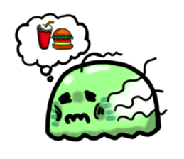 Ahoge worm sticker #5348902