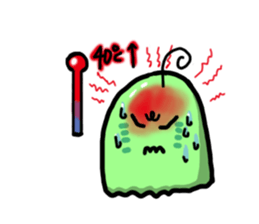 Ahoge worm sticker #5348909