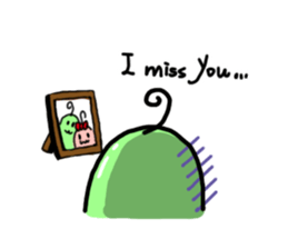 Ahoge worm sticker #5348912