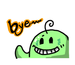 Ahoge worm sticker #5348915