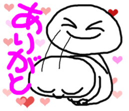 shiromarukun fights by a face sticker #5349878