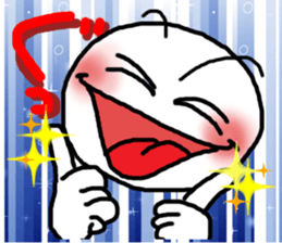 shiromarukun fights by a face sticker #5349889