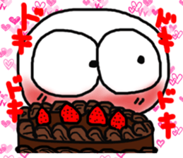 shiromarukun fights by a face sticker #5349896