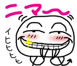 shiromarukun fights by a face sticker #5349912