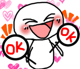 shiromarukun fights by a face sticker #5349915