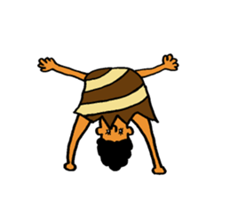 The surreal primitive man sticker #5350121