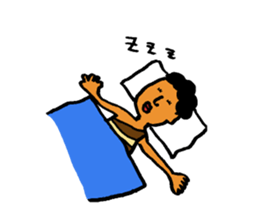 The surreal primitive man sticker #5350148