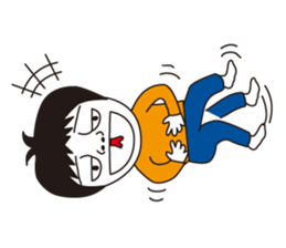 Love2 couple Hanako and Tarou. No.1 sticker #5350199