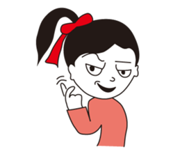 Love2 couple Hanako and Tarou. No.1 sticker #5350200