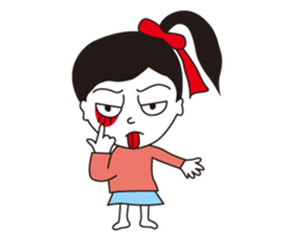 Love2 couple Hanako and Tarou. No.1 sticker #5350201