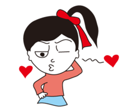 Love2 couple Hanako and Tarou. No.1 sticker #5350203