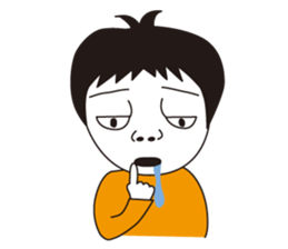 Love2 couple Hanako and Tarou. No.1 sticker #5350204