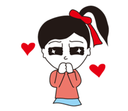 Love2 couple Hanako and Tarou. No.1 sticker #5350227