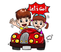 khunkhim & Classic Car sticker #5350796