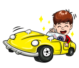 khunkhim & Classic Car sticker #5350797